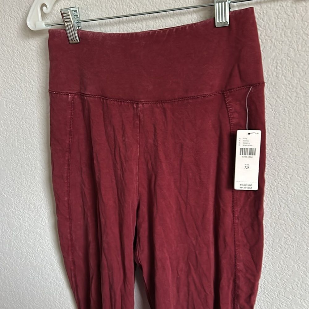 Anthropologie Saturday Sunday NWT High Rise curve hem legging’s XS - Picture 8 of 10
